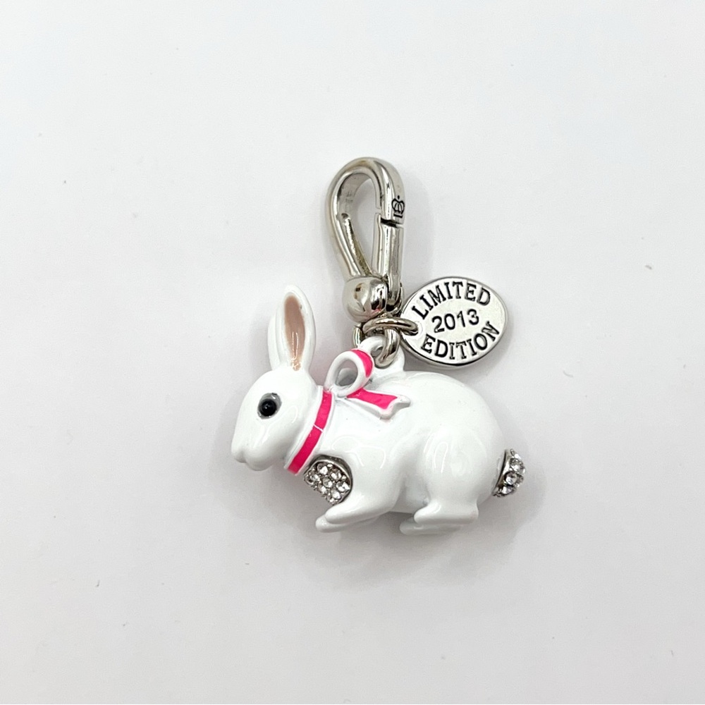 Juicy Couture white bunny charm